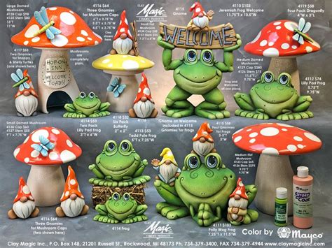 Catalog of magical pottery clay